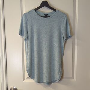 Ann Taylor Light Blue Short Sleeve Tee
